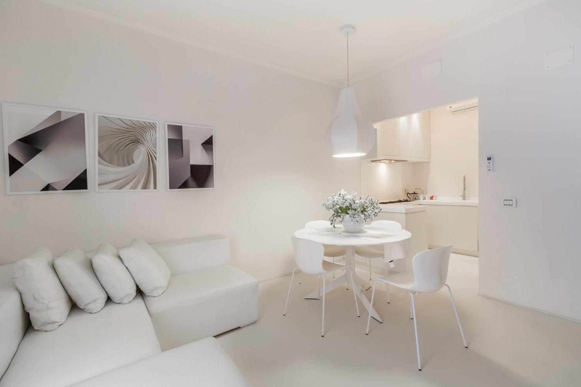 Luxury White Apartment Roma Exterior foto